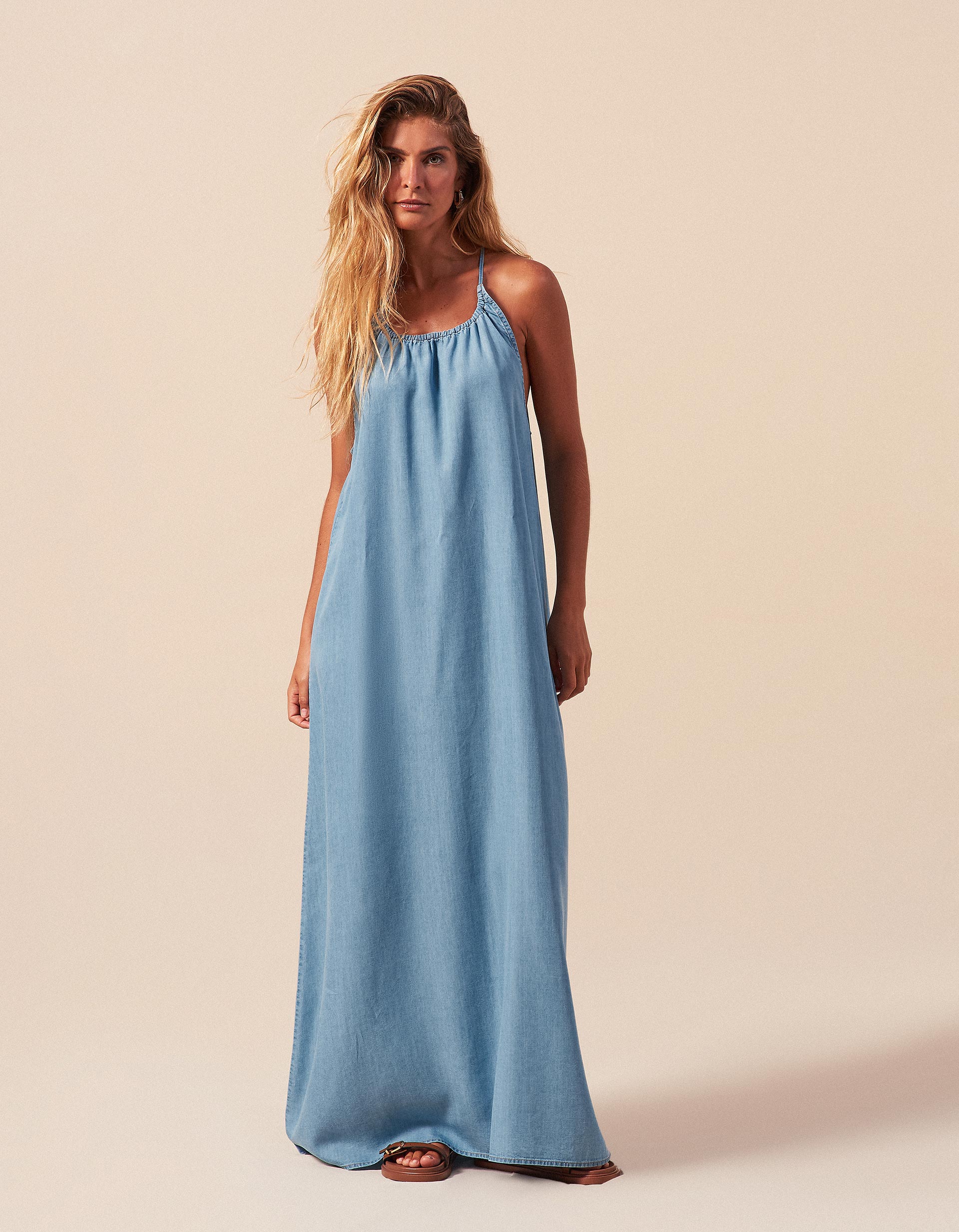 Vestido Liocel, Mulher, Azul Claro