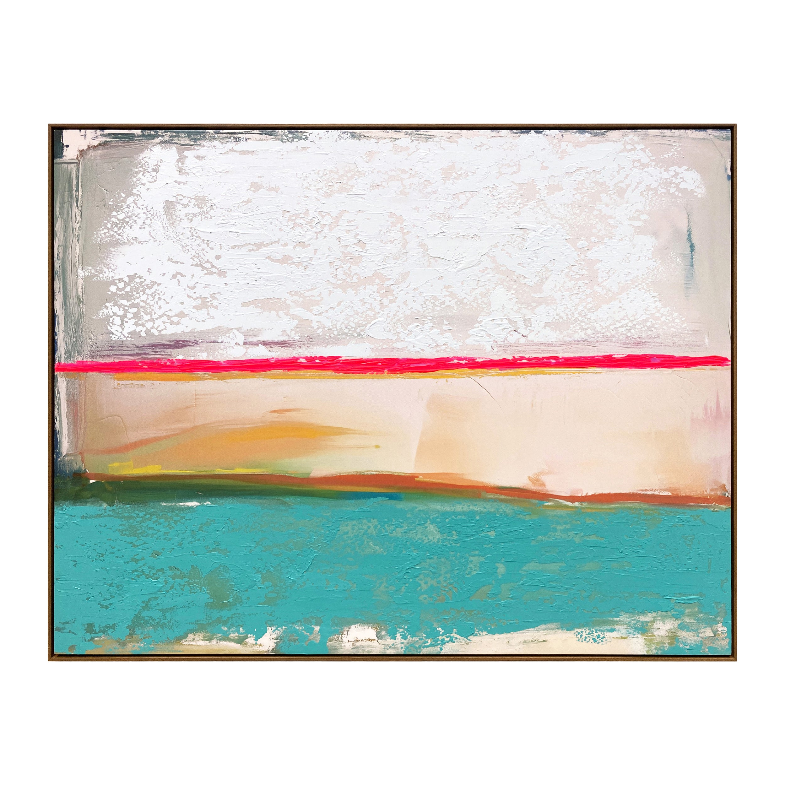 by fonQ Tinted Silence Schilderij 78 x 100 cm - Walnoot
