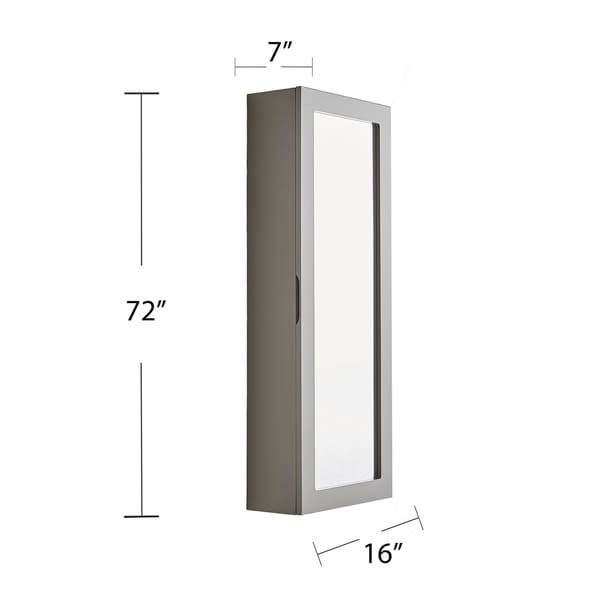 SEI Furniture Wall-mounted Ironing Board and Storage Center