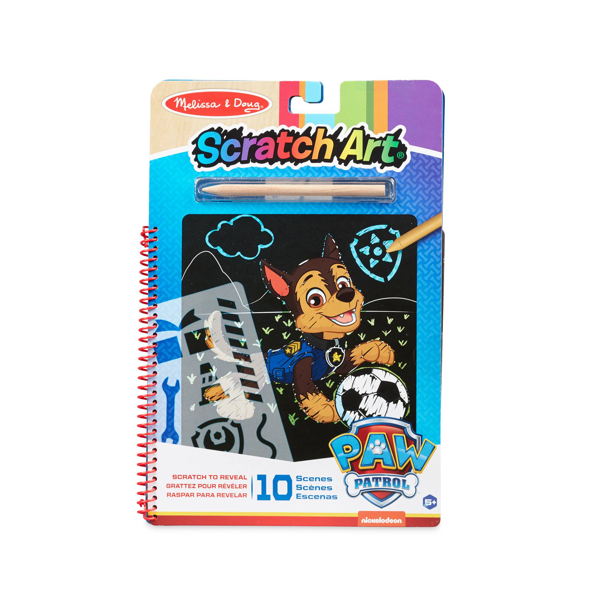 Melissa & Doug Paw Patrol Chase Scratch Art Activity Pad