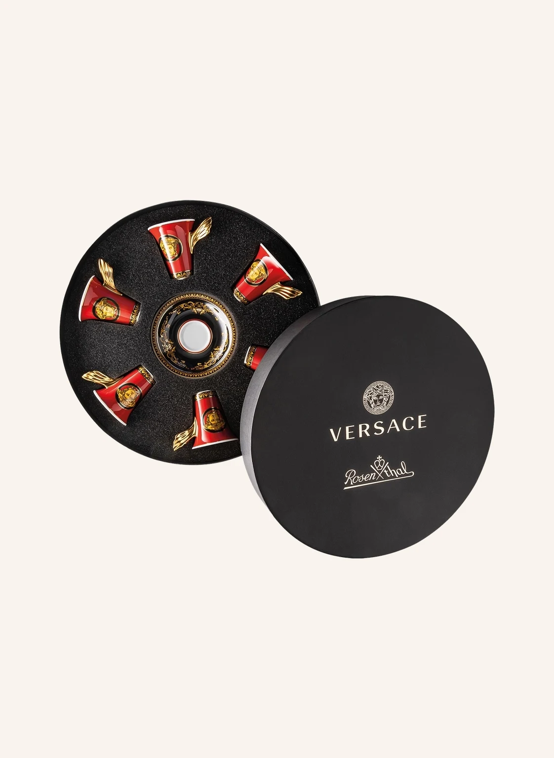 Rosenthal meets VERSACE Espresso-/Mokkatassen Set 6-tlg. MEDUSA