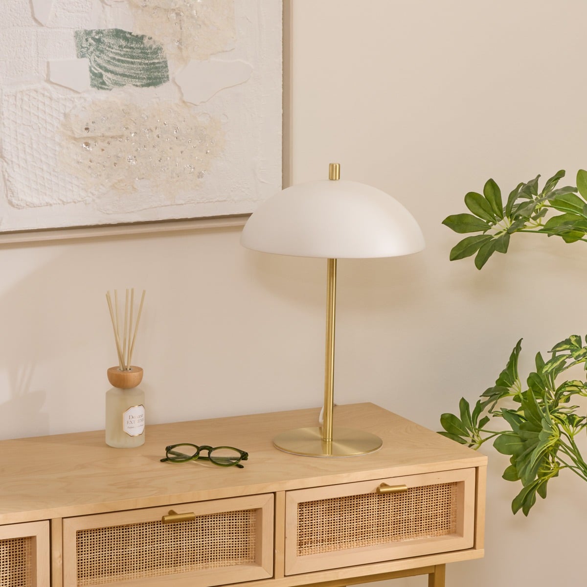 Lampa DELCIA biała 30x45 cm
