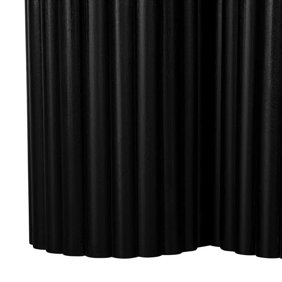 Lewis & Loft Salontafel Lane - Rond ?80 - FSC?- mangohout - Zwart