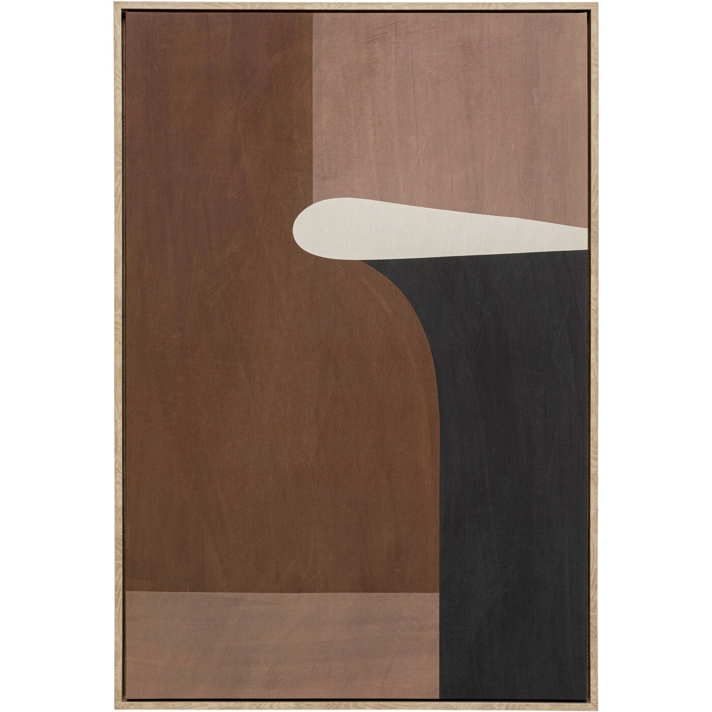 Kare Design Schilderij Classic Shape 63x93cm bruin