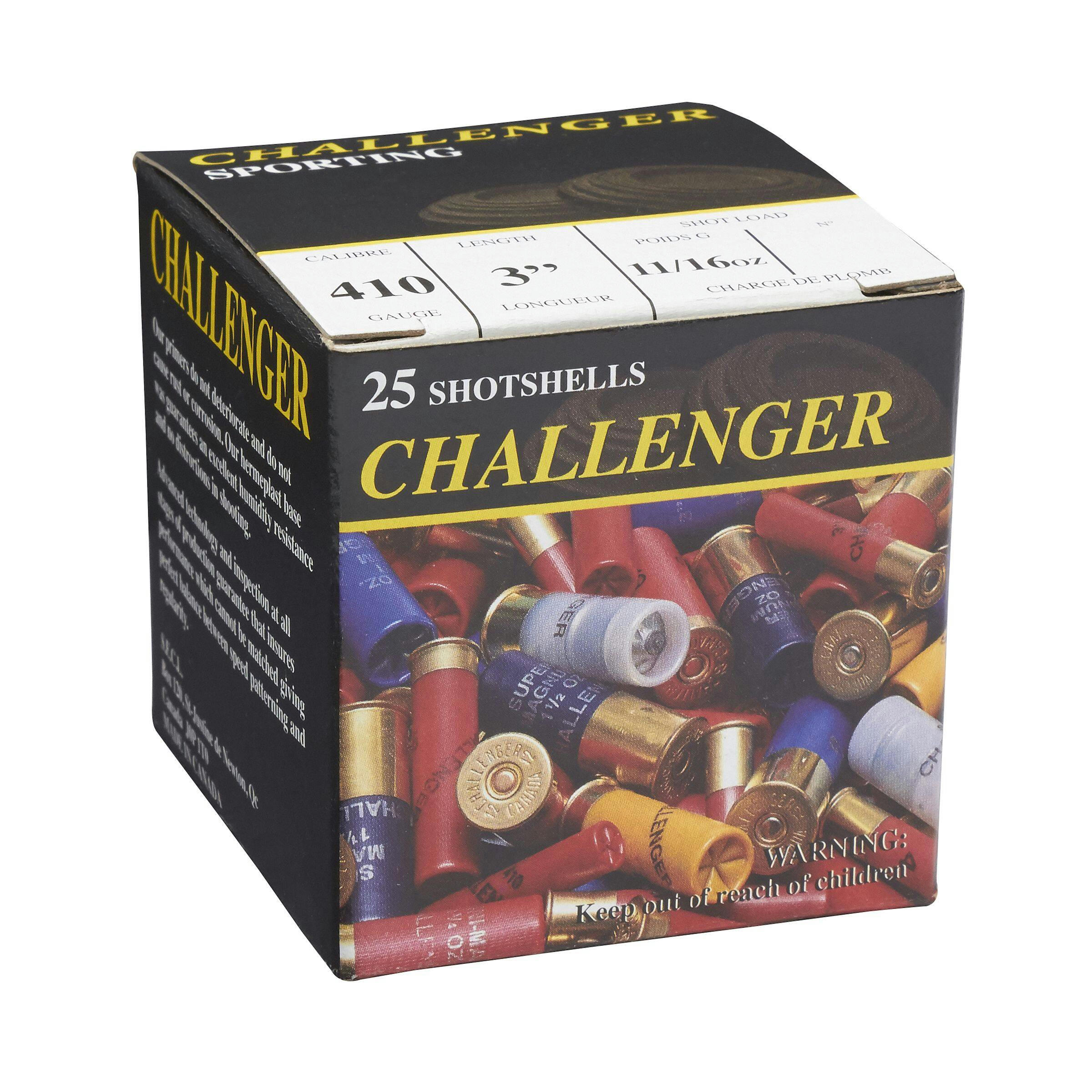 Challenger High Brass 410-Gauge #4 Shotshell Ammunition, 3-in, 11/16-oz