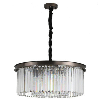 LAMPA WISZĄCA SPARKLE ROUND Antracyt 60CM Glamour