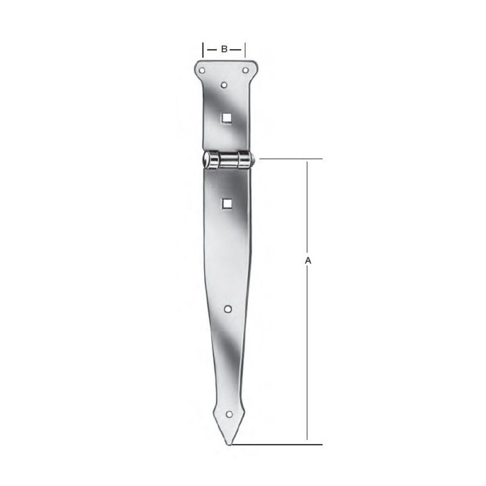 KASTEOPPHENG 250MM GALVANISERT