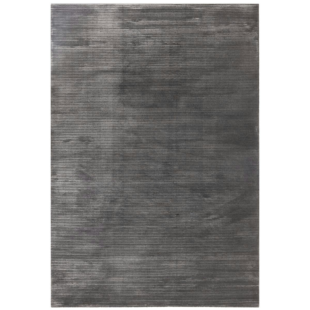 ZUKA PLAIN - Tapis de salon en polypropylène noir 120x170 cm