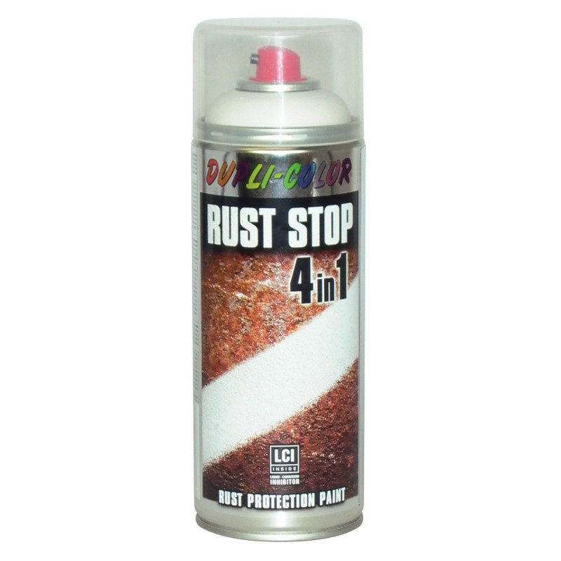 Peinture antirouille en spray Rust Stop blanche 0,4 L DUPLI-COLOR