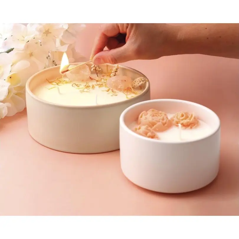 Duftkerze Set bestehend aus verschiedenen Artikeln Harmonie Vanille