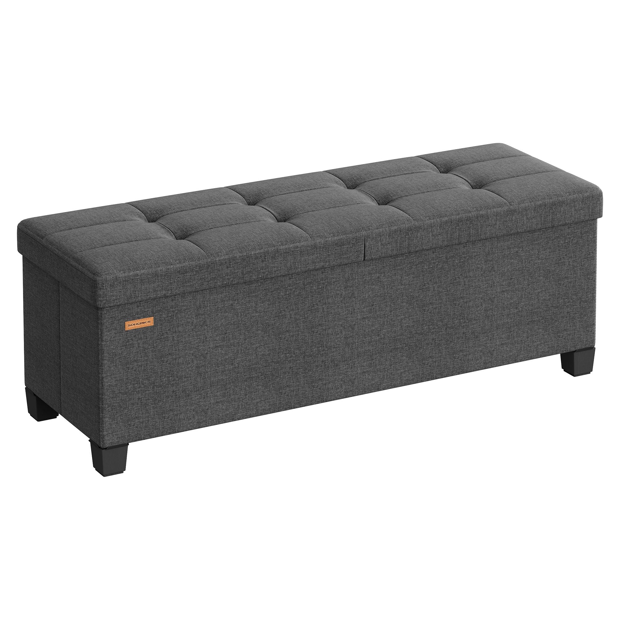 Banc Pouf de Rangement avec Pieds