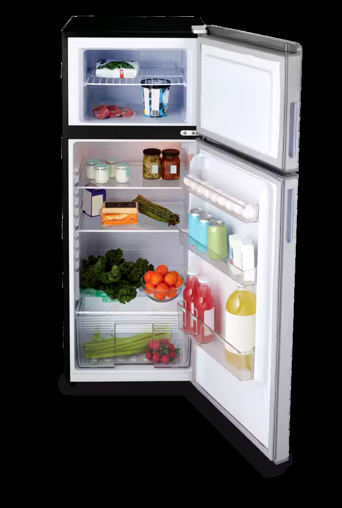 Master Chef Fridge, Stainless Steel, 7.2-cu-ft