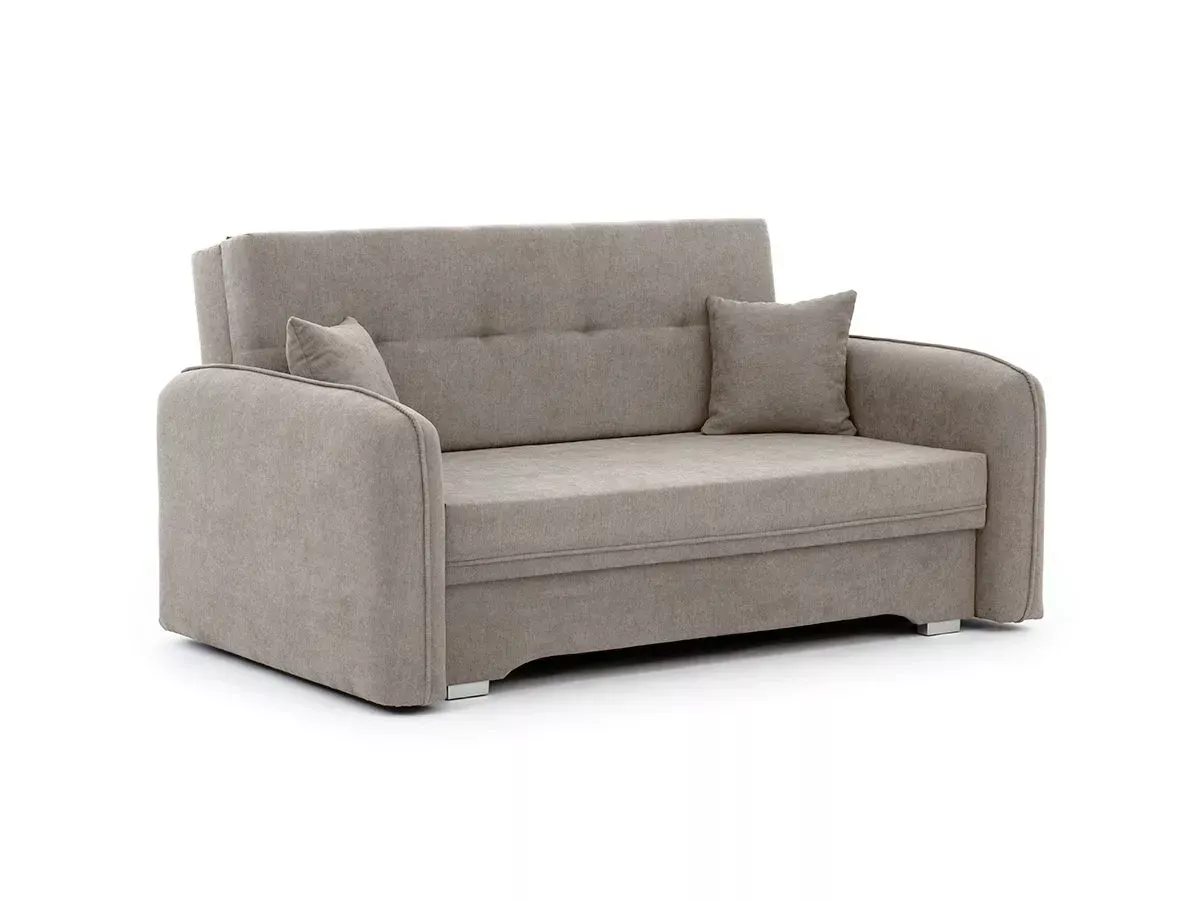 Sofa rozkładana z funkcją spania LAINE beżowa