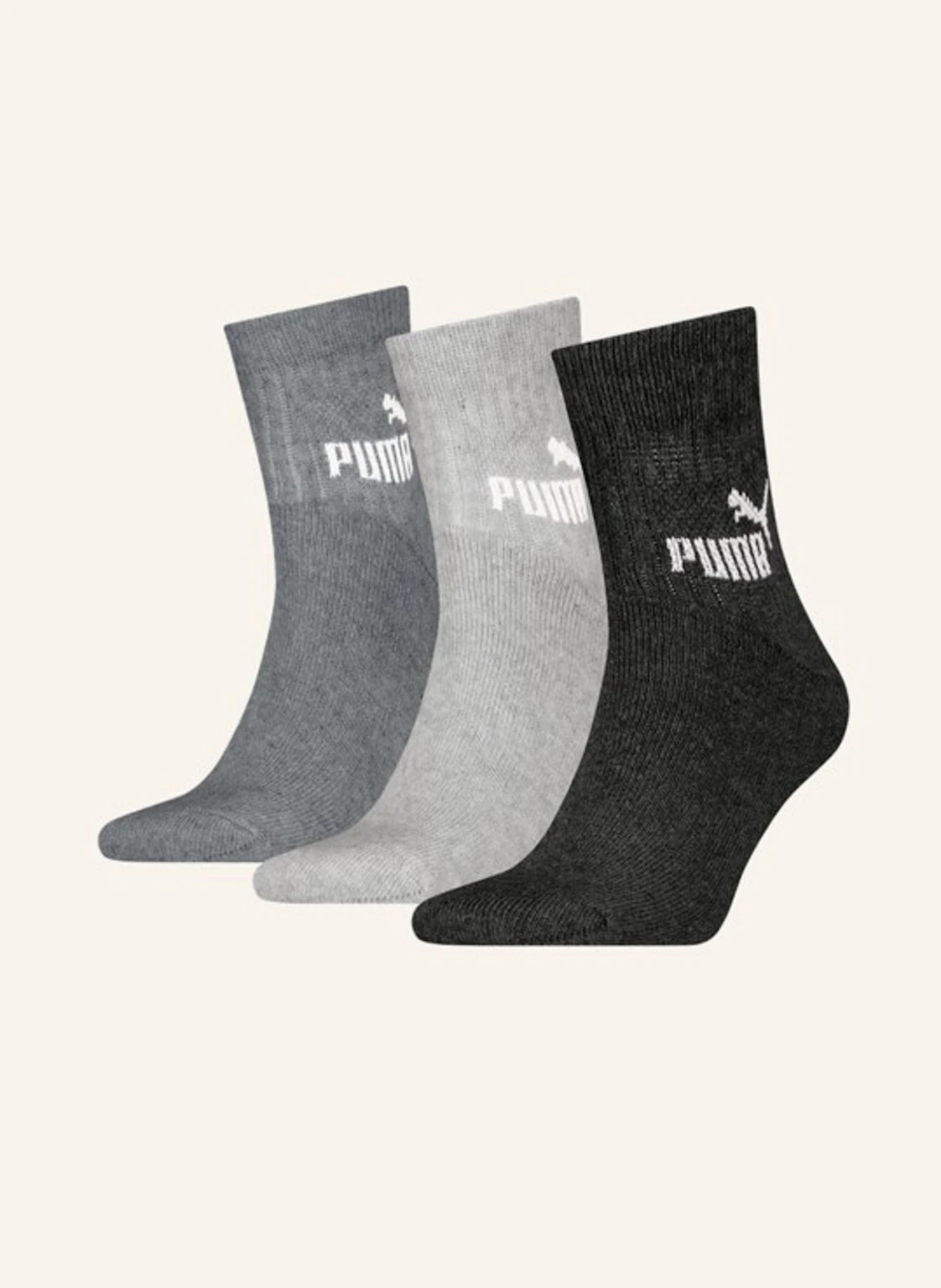 PUMA Sportsocken ELEMENTS SHORT 3-PACK