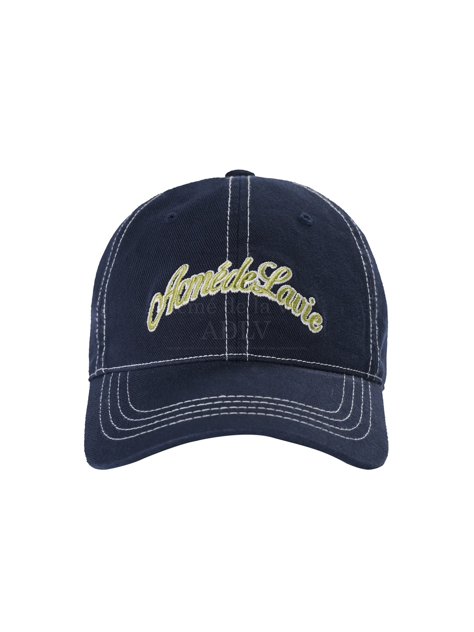 Script Logo Color Embroidery Ball Cap