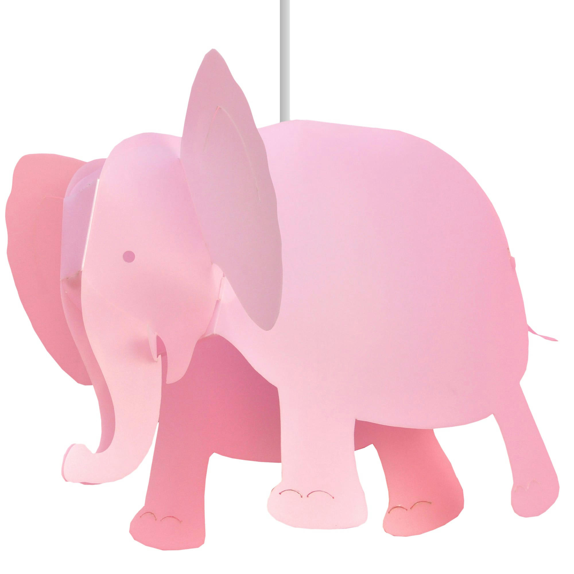 - Suspension enfants Éléphant Rose 33cm