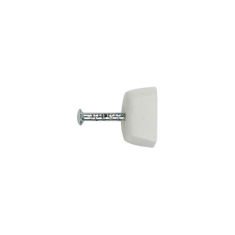 Taquet pour étagère à clouer blanc 16 x 12 mm 16 pièces TEKNIBOX