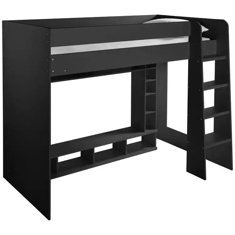 Habitat Gaming High Sleeper and Kids Mattress - Black