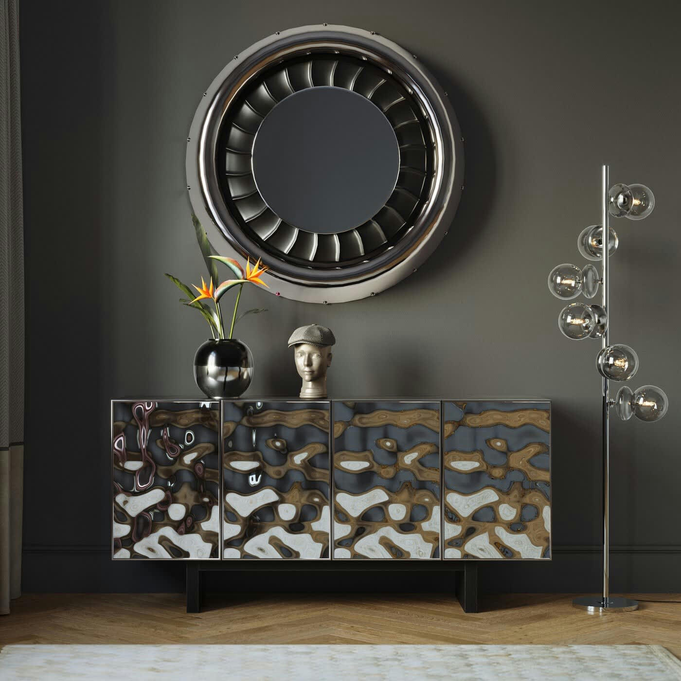JET - Miroir Jet 119cm Kare Design