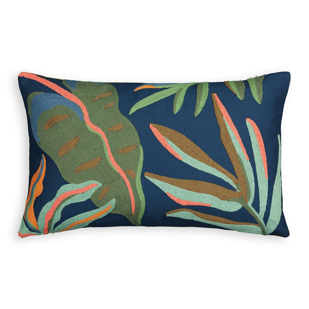 Housse de coussin brodée rectangulaire, Joao