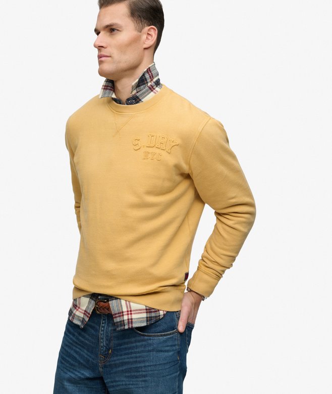 Vintage Athletic Tonal Crew Sweatshirt