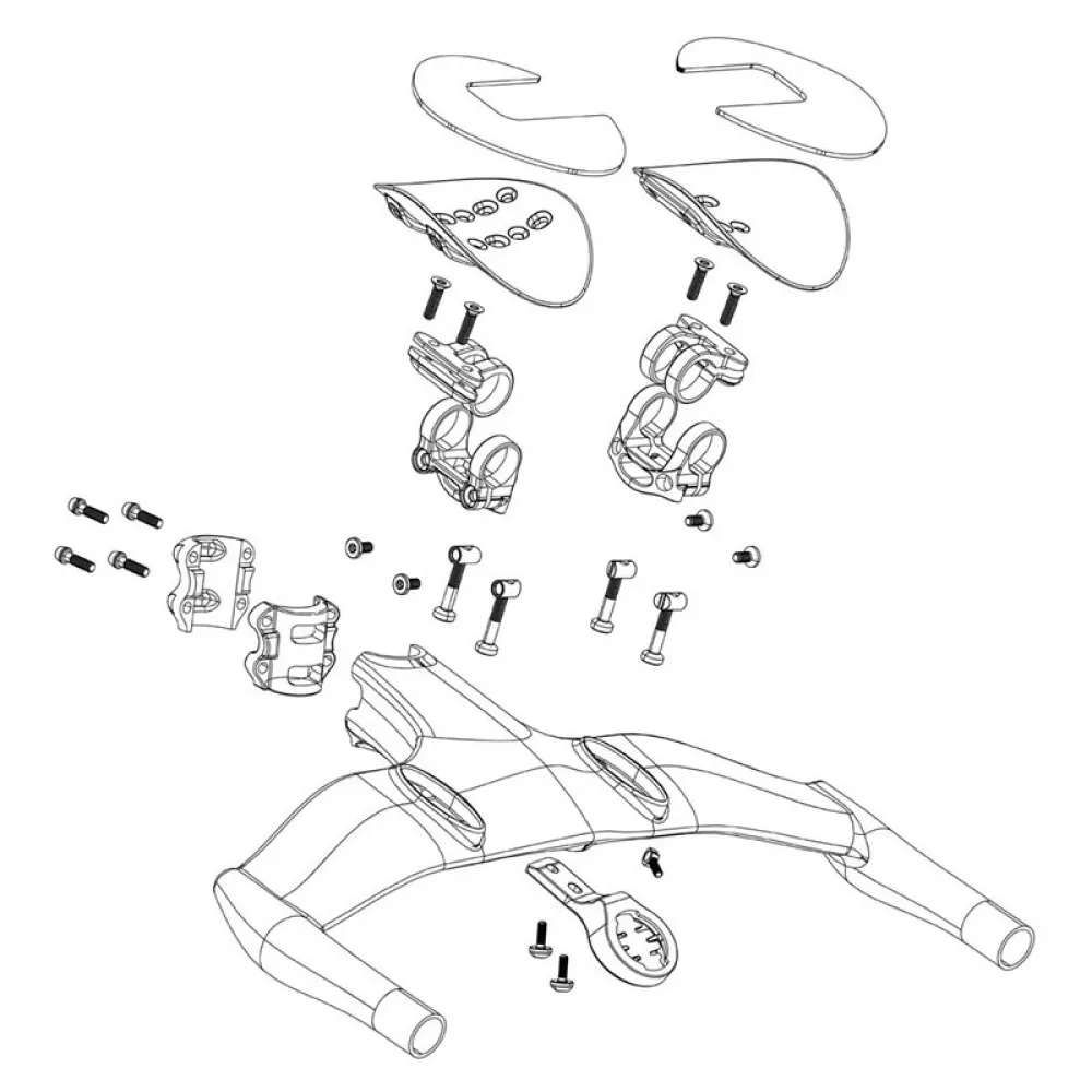 Sram Vuka Clip B1 High Mount Angle Wedge Kit