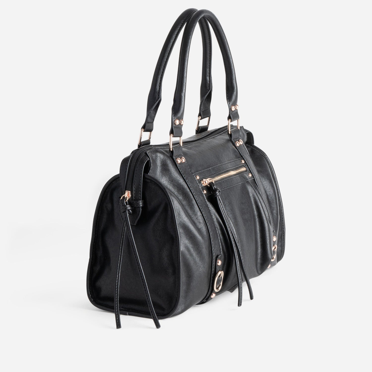 Sac à main TEXTO noir souple