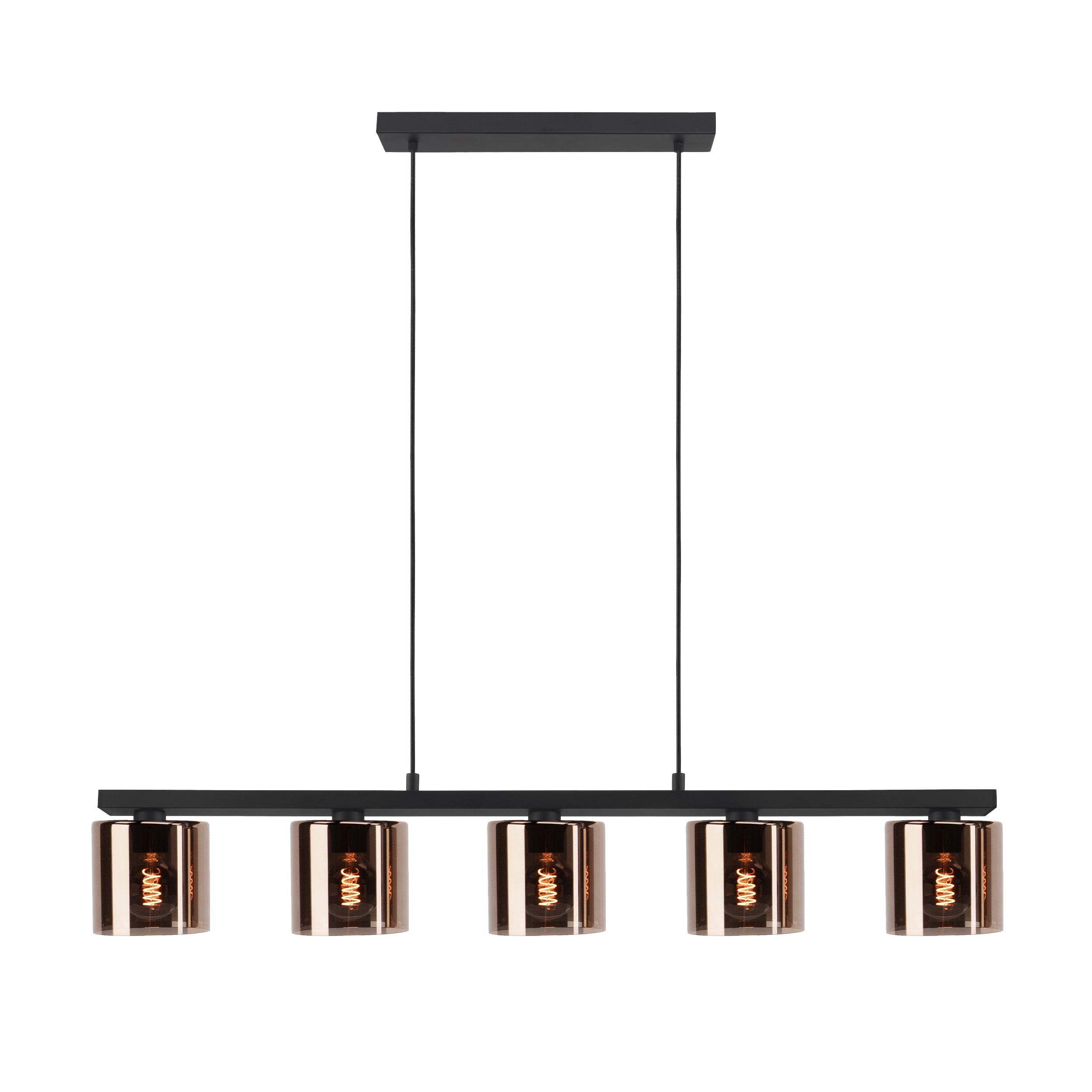 EGLO hanglamp Cadley - e27 - 121 cm - koperglas
