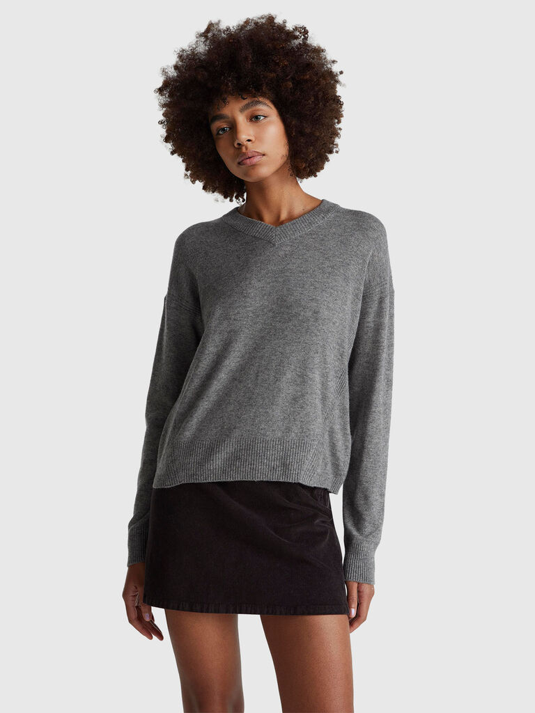 V-neck sweater