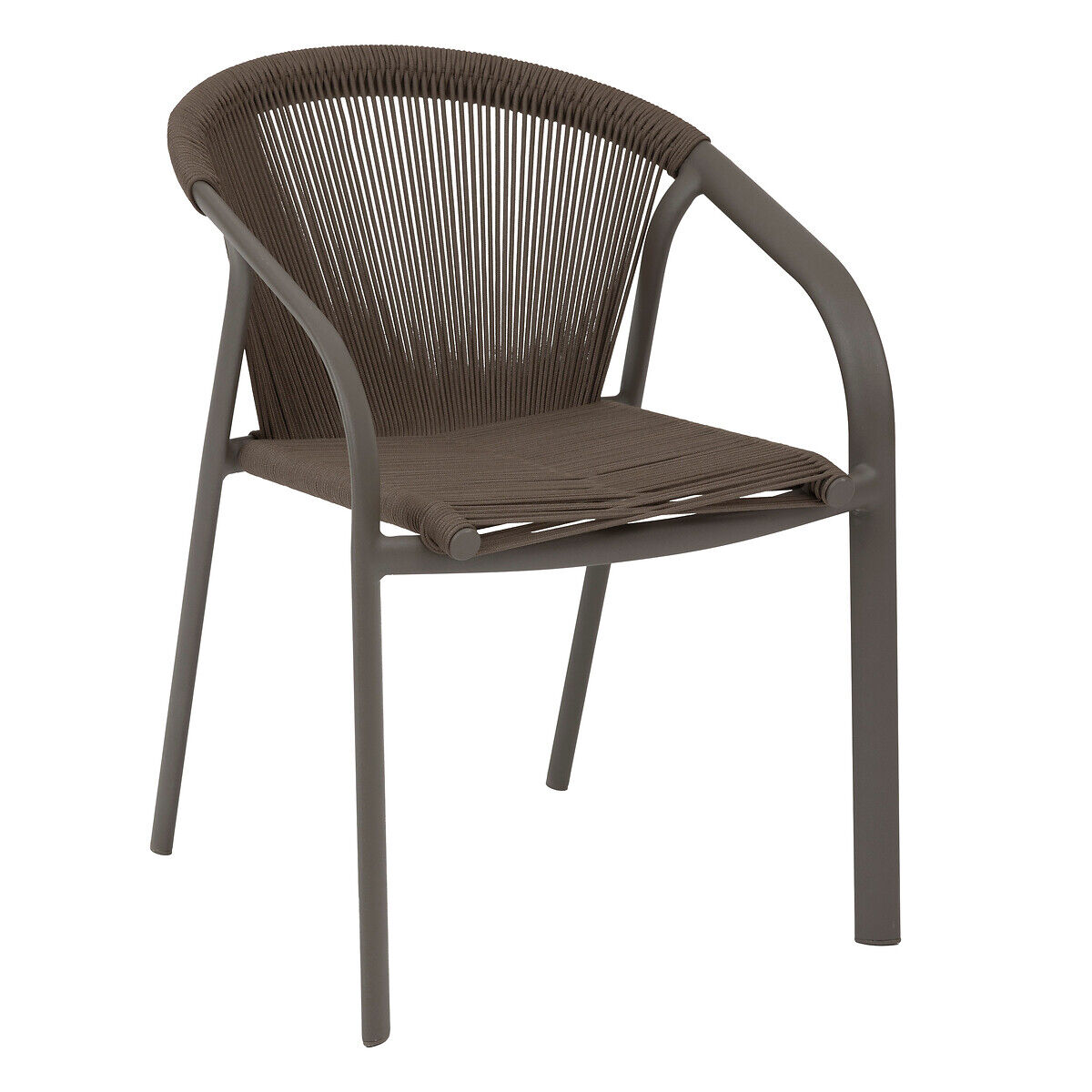 Cadeira empilhável RIU castanha