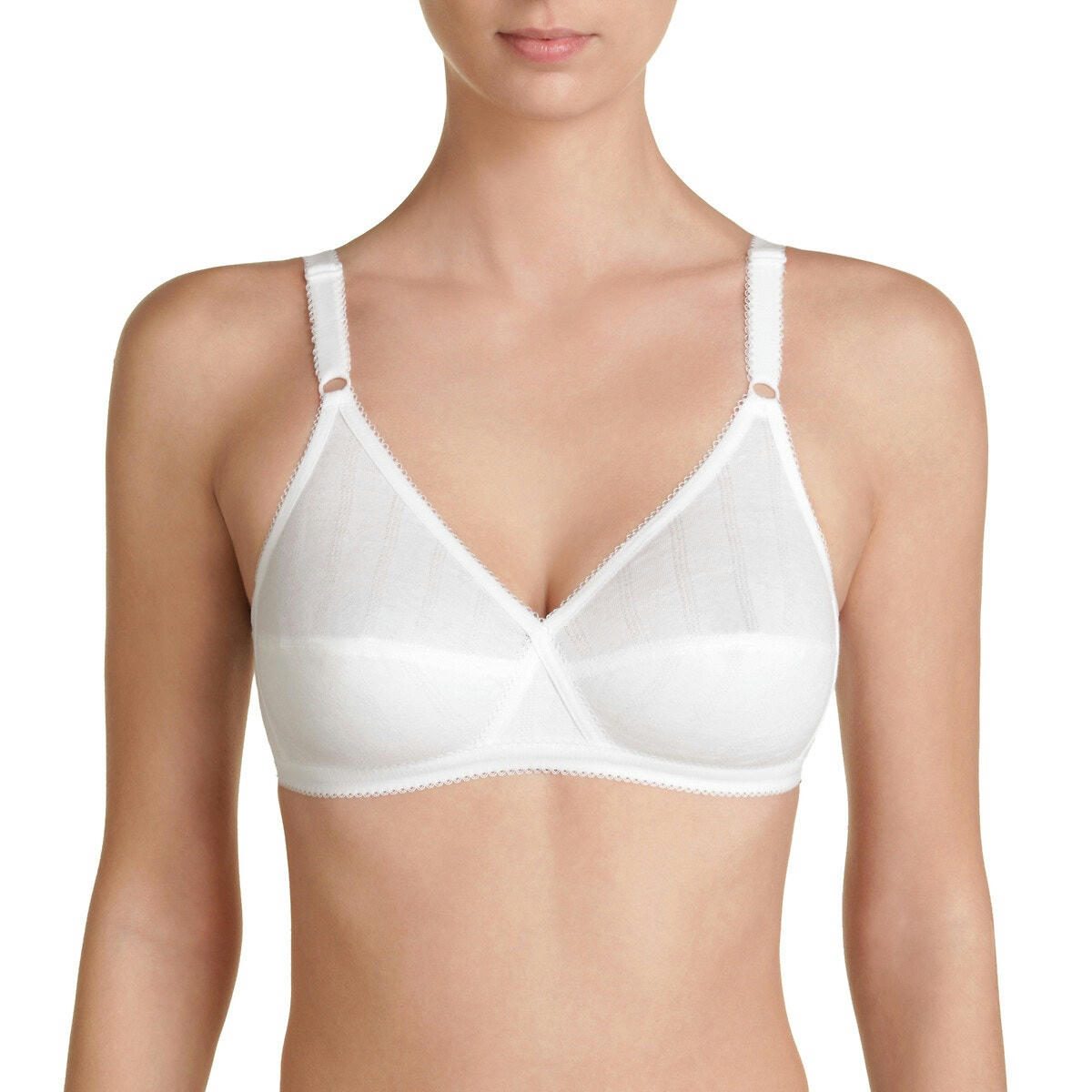 Soutien-gorge sans armatures cœur croisé