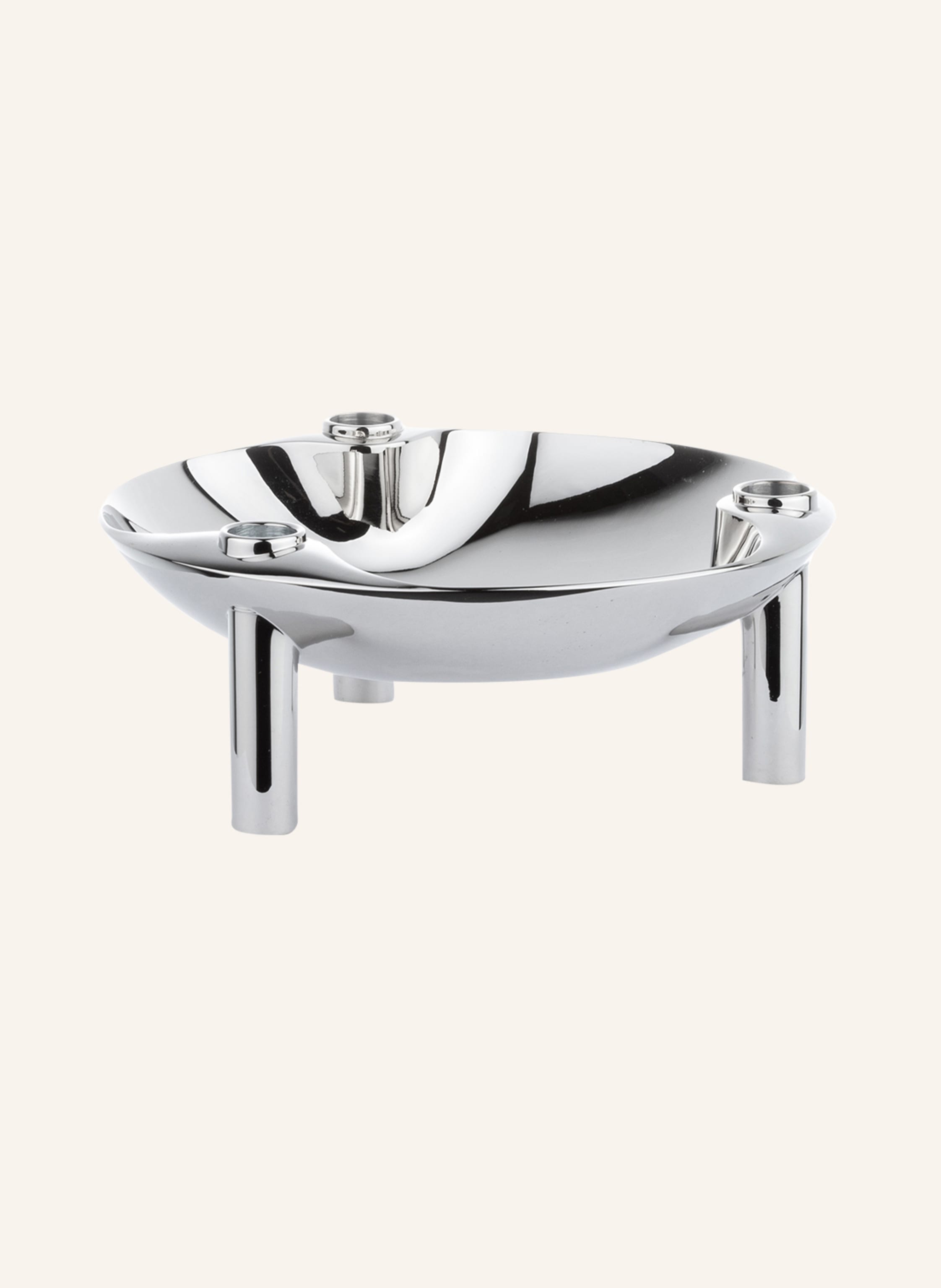 STOFF NAGEL Kerzenhalter mit Schale