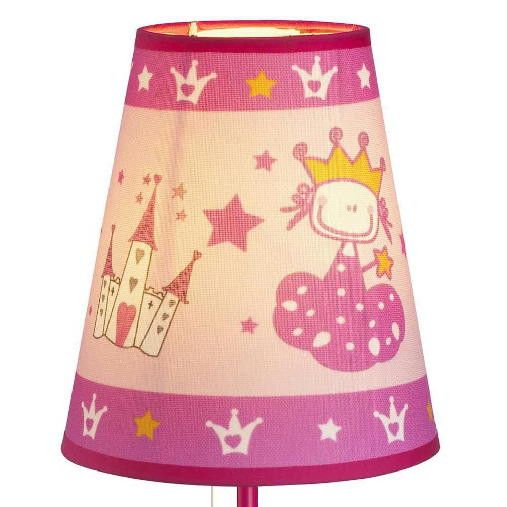 PRINCESAS - Lampe à poser princesse rose pour chambre d'enfant