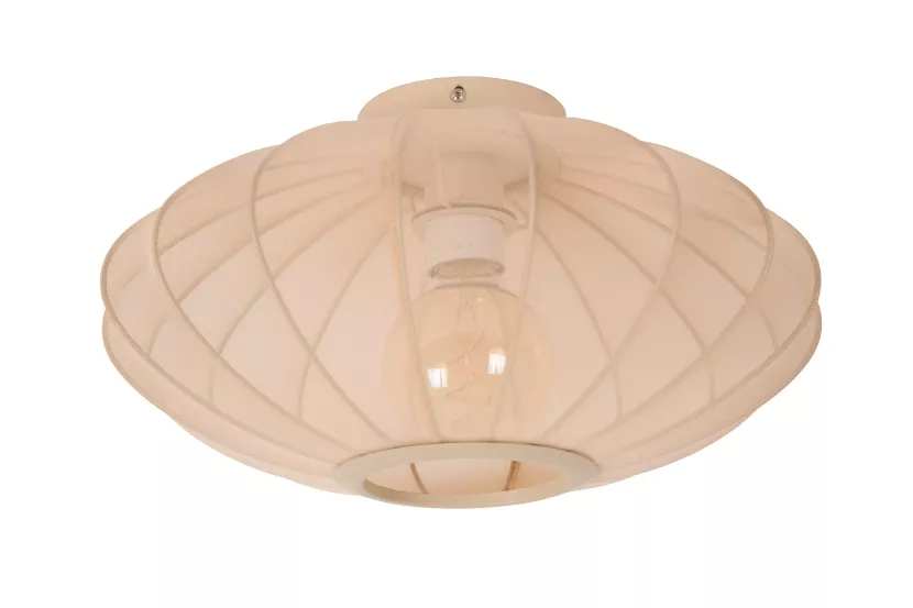 Lampa sufitowa beżowa CORINA 1xE27x40W wym: 21,5x40x40 cm Lucide