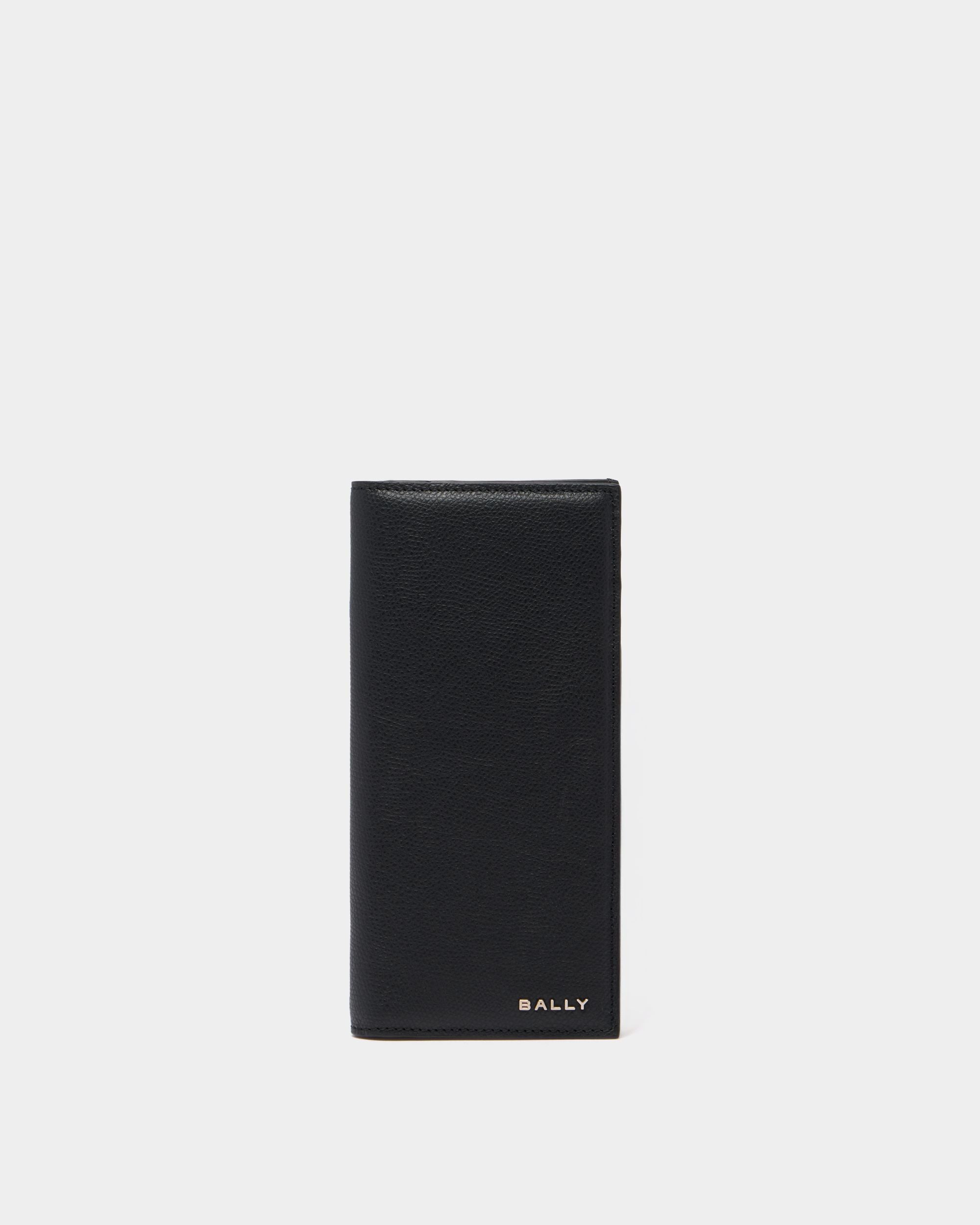 Bally Essential Klassische Geldbörse Aus Genarbtem Leder In Schwarz