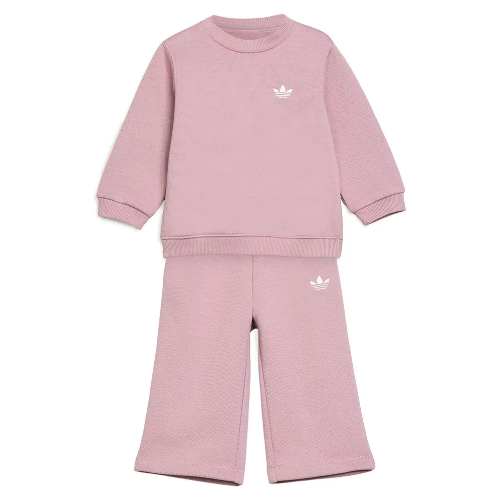adidas Originals Loose Crew Top Wide Leg Pants set