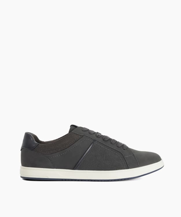 Tazzy Dark Grey - Lace-Up Trainers