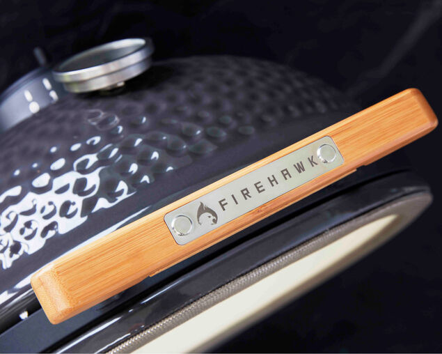 Firehawk Stringybark Kamado Ceramic Charcoal BBQ 40cm (16") - Grey