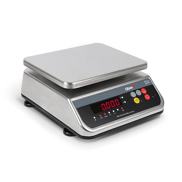 Balance Professionnelle Etanche Série DX - Gram - l23.6- L0.1- P28- h12- Acier Inoxydable