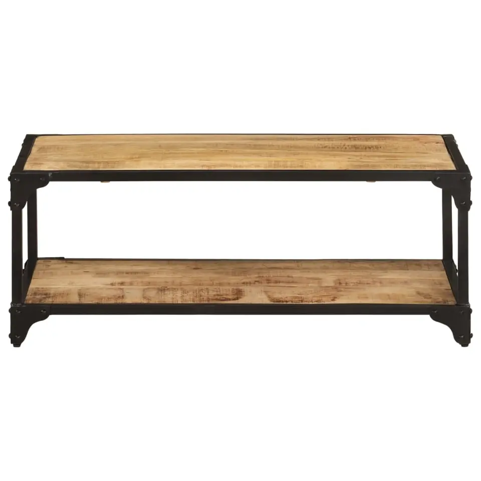 vidaXL - Salontafel - Bruin - Hout - 90 x 45 x 35 cm