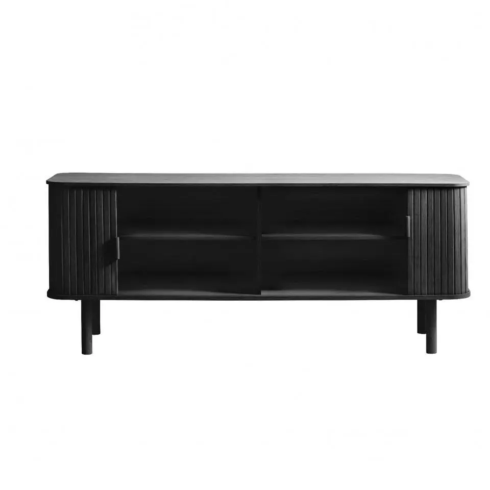 Nordic Home - Ingo eiken tv-meubel - 160 cm - zwart