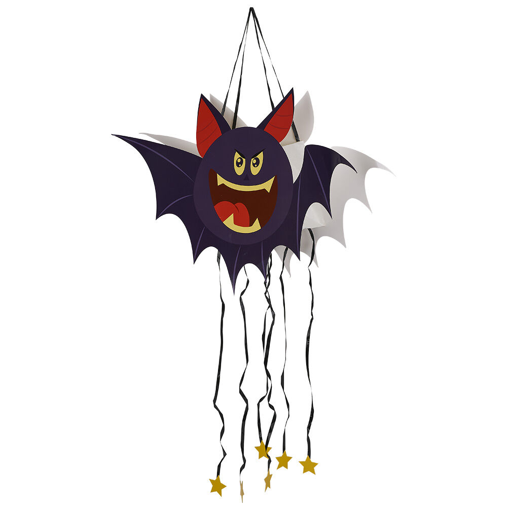 Pi&ntilde;ata pliable chauve souris en carton