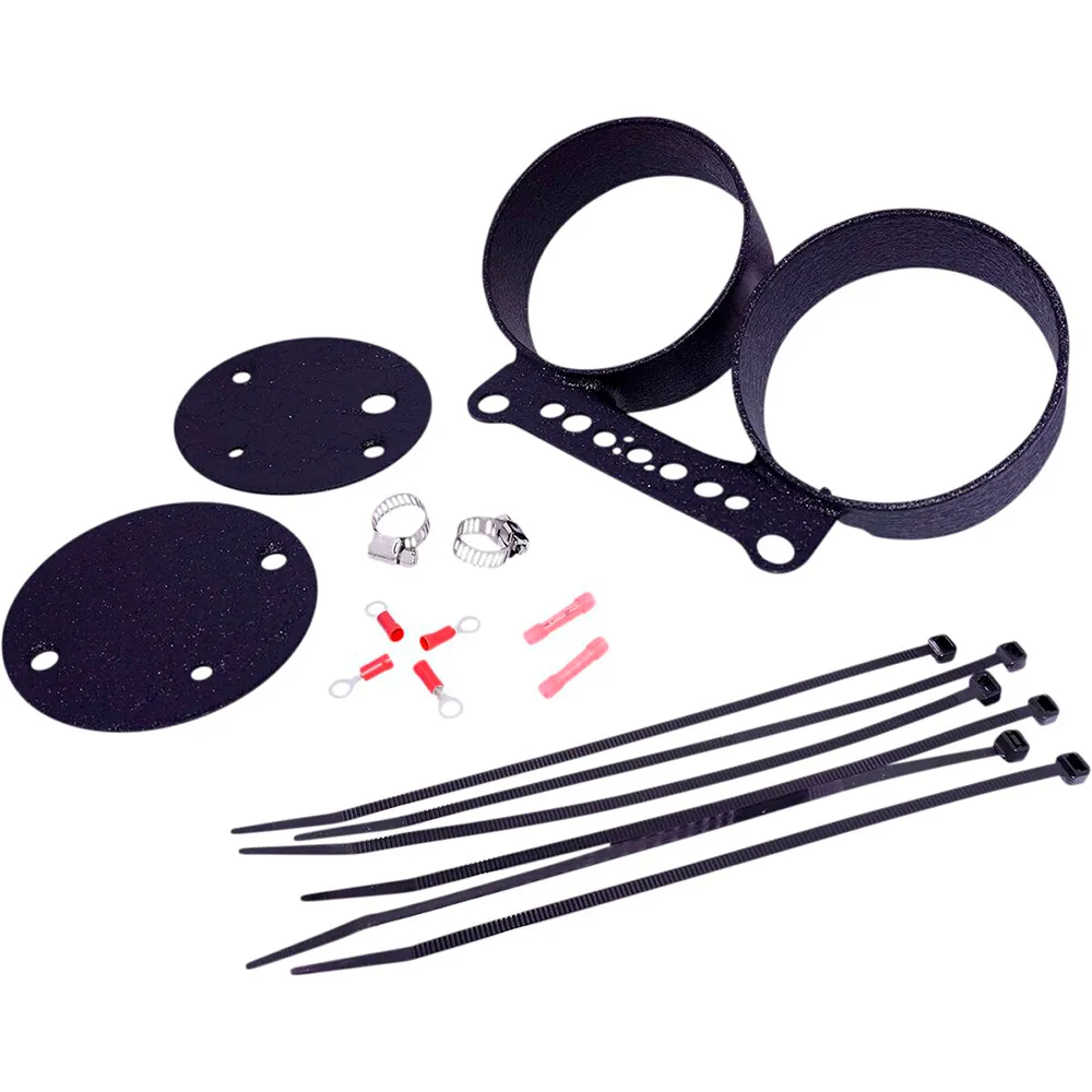 Drag Specialties Double speedometer Cover