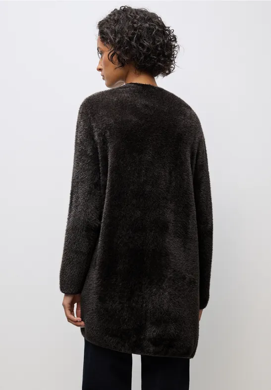 Langer Federgarn Cardigan