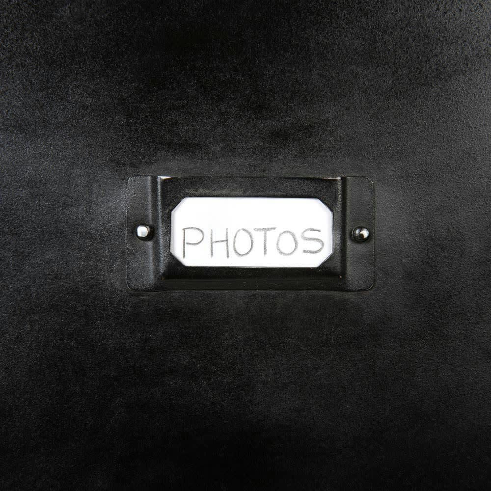 Edison - Cabinet de rangement industriel en métal noir L 88