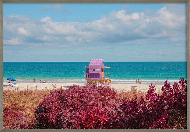 QUADRO MIAMI BEACH II 50 CM X 35 CM