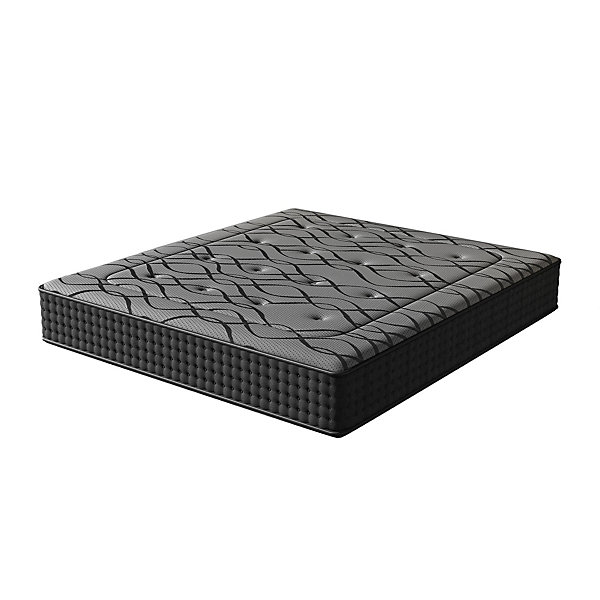 Ensemble 140x190 cm Matelas à ressorts  Sommier à Lattes sur Pieds, Epaisseur du Matelas 30cm