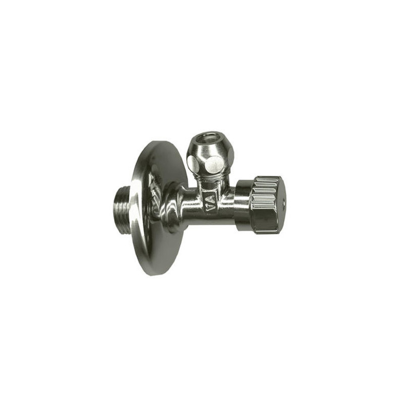 Robinet d'arrêt droit avec boule 15 x 15 mm SANINSTAL