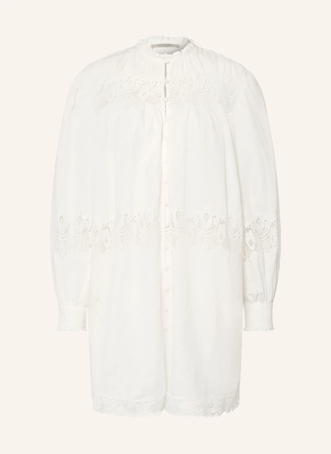 ALLSAINTS Kleid TALISA mit Spitze und Rüschen