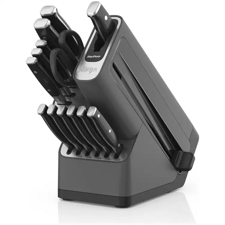 Ninja 14 Piece Stay Sharp Knife Block Set - Black